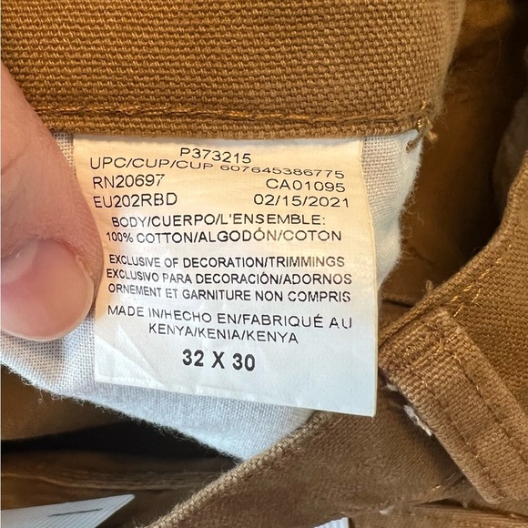 Dickies‎ Tan Carpenter Jeans 32x30 Relaxed Fit - Fits Over Boots - New w/ Tags - Picture 9 of 10